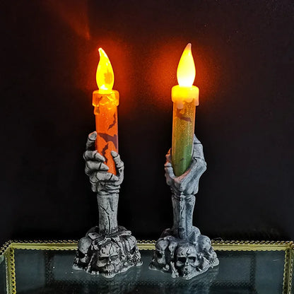 Skeleton Halloween Party Candles